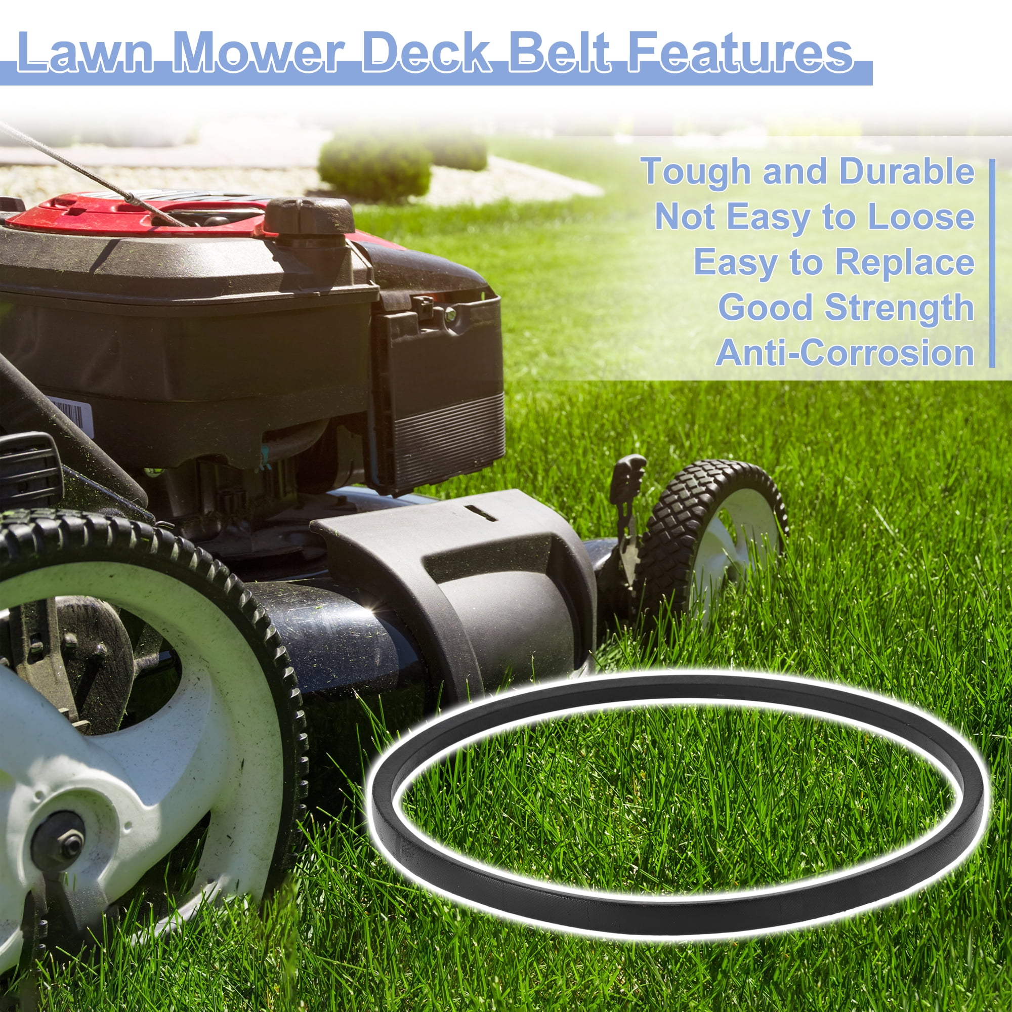 Unique Bargains Lawn Mower Deck Belt for TimeMaster Series 30" Mower V-Belt
