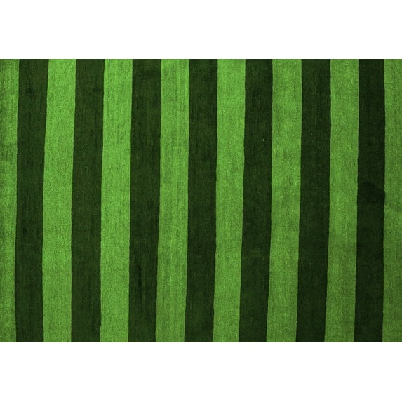 Ahgly Company Indoor Rectangle Oriental Green Modern Area Rugs, 3' x 5'