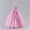 Pink - Sequin Star, variant on Butterfly Flower Girl V-Back Bow Dress for Kid Wedding Pageant Party Shiny Bownkot V-backless Tulle Dress Wedding Bridesmaid Pageant Party Long Maxi Gown 9-10 Years Dusty Pink