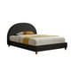 thumbnail image 1 of Ilios Innova | Base de Cama Matrimonial con Cabecera tipo Arco Tapizada en Lino. Diseño Moderno Minimalista en Color Negro., 1 of 9