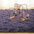 thumbnail image 4 of TWINNIS Super Soft Area Rug for Living Room Bedroom Shaggy Accent Carpets for Kids Girls Rooms,4'x6',Dark Purple, 4 of 7