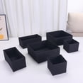 thumbnail image 6 of Unique Bargains Fabric Storage Cube Storage Bin Storage Basket Black, 6 of 8
