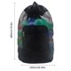 thumbnail image 3 of Bolso de hombro de playa para niños, mochila plegable de malla para juguetes de playa, sin pelotas (negro), 3 of 3