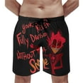 thumbnail image 5 of Hazbin Hotel Mens Board Shorts Quick Dry Swim Trunk Lightweight Soft Swimsuit Bathing Suit for Boys 2XL, 5 of 8