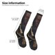 thumbnail image 2 of Fotbe Ball Phyton Snake Calcetas Divertidas Estampadas para Hombre y Mujer, Calcetas de Algodón hasta la Rodilla para Caminar, Correr, Enfermería y Embarazo, 2 of 6