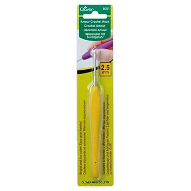 CLOVER Amour Crochet Hook: 2.5mm, Metal