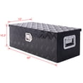 thumbnail image 2 of 30'' Truck Tool Box, Lightweight Heavy Duty Aluminum Truck Storage Toolbox, Truck Tools Chest Box With Lock Keys Side Handle, For Pick Up Truck Bed Rv Organizer Trailer, 2 of 5