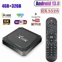 Android TV Box, IPTV Box 4GB+32GB RK3528 Quad-Core Support 8k HD