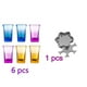 thumbnail image 1 of Copas de acrílico para vasos de vino de fiesta de 6 piezas para dispensador de vidrio, juegos para beber, soporte de cóctel, colorido Methold HA001545-02B*1+HA002284-01B*1, 1 of 6