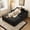 Black., variant on CARZZI LIFE 71 Inch Oversized Chaise Lounge Chair Indoor with Ottoman, Corduroy Boneless Cloud Couch Sleeper, Deep Seat Floor Sofa Bed and Reading Chair for Living Room (Dark Grey)