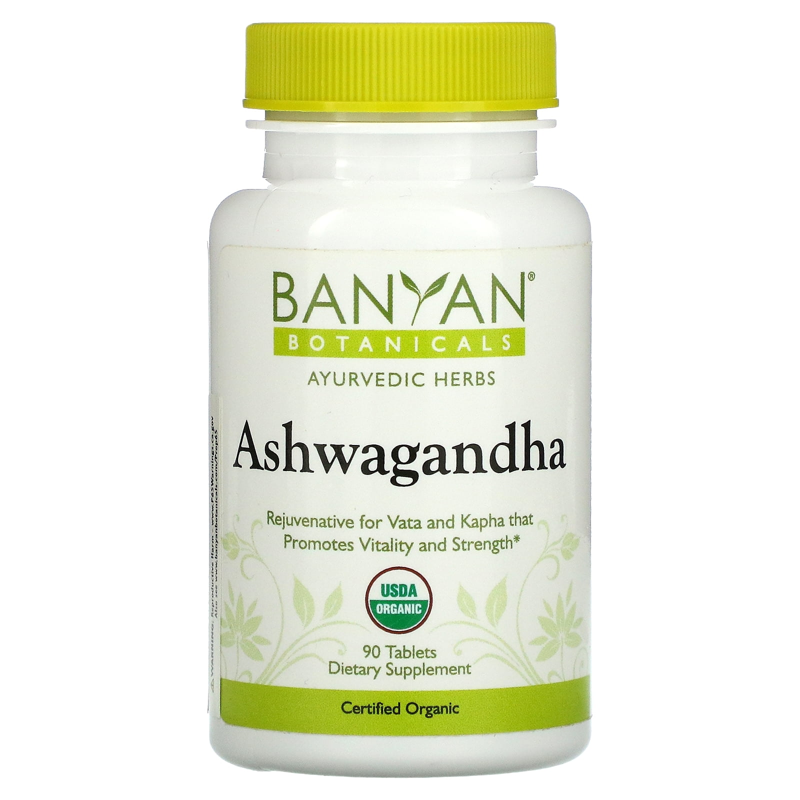 Ashwagandha, 90 Tablets, Banyan Botanicals 