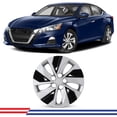 thumbnail image 2 of 1 Piece 16" Hubcaps Wheel Rims Cover Fit for 2019-2025 Nissan Altima Compatible with Steel Wheels Snap on Installation(16-inch,Silver Lacquer & Black Lacquer), 2 of 8