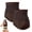 Brown, variant on Black Seamless Underwear High Waisted Tummy Control No Show Panties Full Coverage Stretch Briefs Stretch Underpants Breathable Regular Plus Size