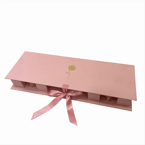 Caja de Flores para el Día de la Madre Caja de Regalo de Flores Vacía Embalaje Rellenable Caja de Regalo con Forma de Mamá de Cartón para el Día de la Madre de Flores,C