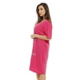 thumbnail image 2 of Just Love Short Sleeve Nightgown Oversized Screen Print Sleep Dress for Women (Fuchsia - I Want Some Sleep, X-Large), 2 of 3