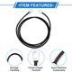 thumbnail image 4 of Ofertas Únicas 1 Pc Cable Inversor de Batería de Cobre Estañado 10 AWG Gauge 4FT 3/8" Lug Negro, 4 of 7