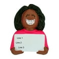 thumbnail image 4 of Personalized Dentist Ornament 2024 African American Female with Braces 1 Count - Ornaments by Elves, 4 of 10