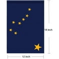 thumbnail image 3 of Alaska State Garden Flags 12.5 * 18 Inches Double Sided Vivid Color and Fade Proof Small Indiana Yard Flags for Indoor and Outdoor Decorations (Alaska), 3 of 4