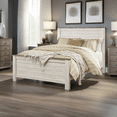 thumbnail image 2 of Bowery Hill Engineered Wood White Panel Bed Rectangular 56"H x 65"W x 87"D Unassembled, 2 of 33