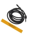 thumbnail image 2 of AURARMLET 1Set Black Kayak Dock Mooring Line Rope with Elastic Bungee Cord and Hook for Outdoor Use, 2 of 6