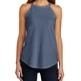thumbnail image 3 of Gravity Threads Womens Rocker Halter Tank Top - Navy Frost - Small, 3 of 3