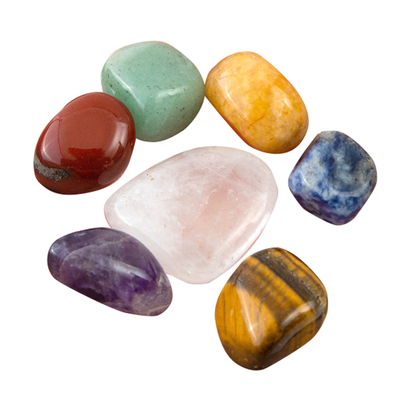 7PCS/Set Chakras Yoga Energy Stone Healing Natural Crystal DIY Jewelry Making  X 