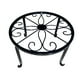 thumbnail image 2 of YiJuHui Heavy Duty Plant Stand for Large Pots, 300lb Capacity Metal Flower Pot Holder, Indoor Outdoor Garden Container Stand, Rust-Resistant Round Base, Durable Floor Protector, 2 of 6