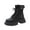 1-Black, variant on AnuYalue Boots on Clearance 2025 Flatform Boots for Women, Heeled Combat Boots Chunky Heel Booties Round Toe Lace Up High Heel Ankle Boots