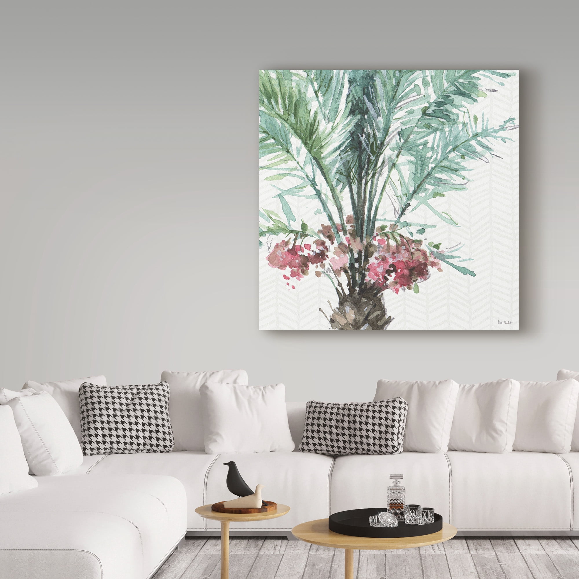Trademark Fine Art 'Mixed Greens V' Canvas Art by Lisa Audit