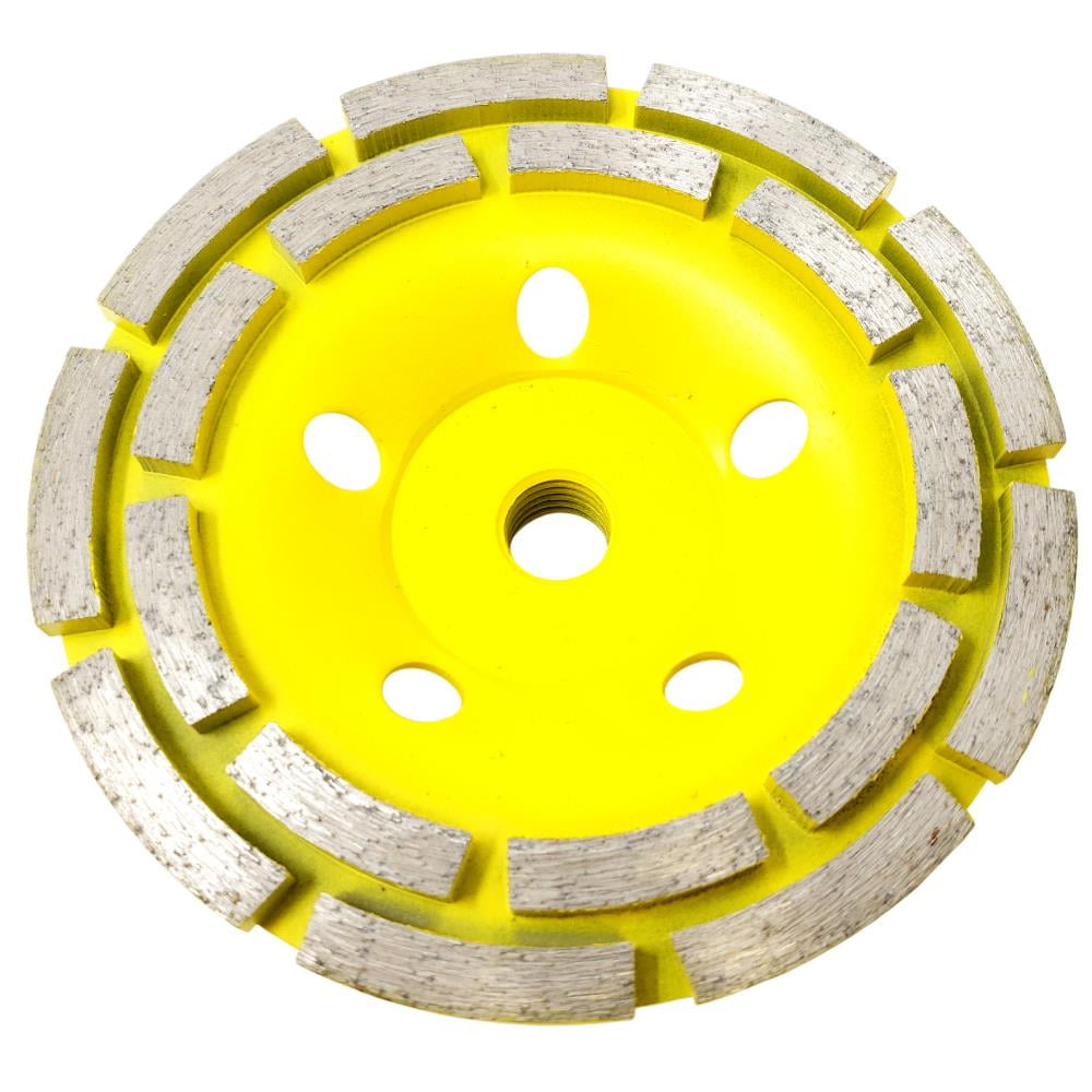Diamond Polishing 9 Pads 5 inch Dry Coarse Grinding Cup Wheel Granite Concrete 