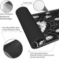 thumbnail image 3 of Black and White Moon Phase Constellation Sun Gaming Keyboard Mouse Pad Mousepad Huge Extended XL Stitched Edge Rubber Sole for Home Office(31.5"X 11.8"), 3 of 6