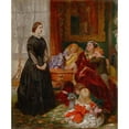 thumbnail image 3 of Emily Mary Osborn 20x23 Black Modern Framed Museum Art Print Titled - The Governess, 3 of 5