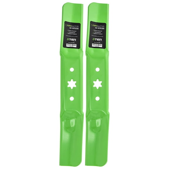 LawnRAZOR High Lift Blade for MTD Cub Cadet 34 inch 942-05052A 2 Pack 810-CBL2424D