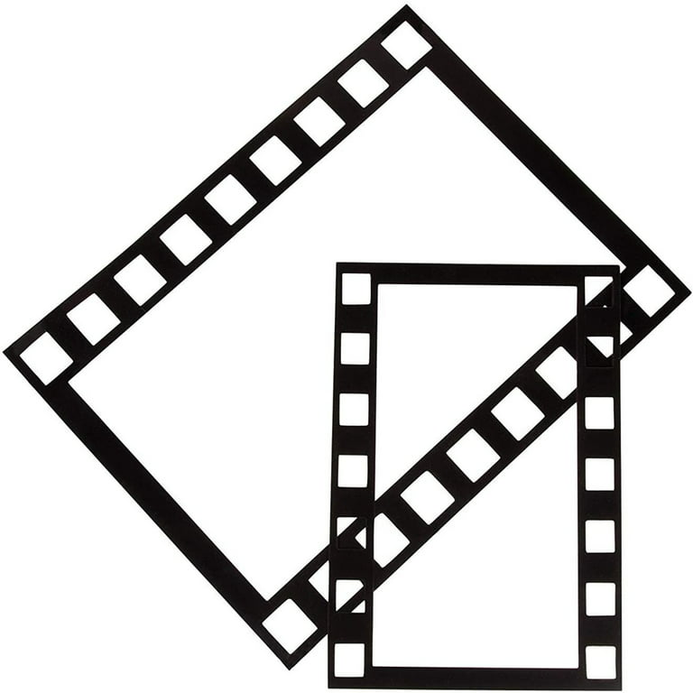 4-Pack Hollywood Movie Filmstrip Photo Booth Party Props, 2 Large