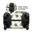 thumbnail image 4 of Daiia Cute Little Bee Luggage Cover, Thickened Washable Travel Luggage Covers, Elastic Unique Baggage Covers for 18-20 inch Luggage-Large, 4 of 9