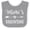 Heather and White, variant on Inktastic Mimi Valentine Day Grandchild Boys or Girls Baby Bib