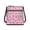 Breast Cancer Awareness Ribbon Pattern, variant on Satchel Bag Horse Star Moon Handbag for Women Double Layer Tote Hand Bags Lightweight Fashion Cell Phone Bag with Zipper