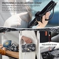 thumbnail image 5 of For Motorola Edge 50 Neo 5G Phone Bag Snake Skin Texture PU Leather Phone Wallet Cover with Shoulder, 5 of 5