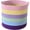 style1, variant on Vjnyvs Cotton Rope Storage Box Rainbow Basket Handwoven Cotton Rope Round Basket Large Blanket Basket Laundry Hamper for Home Nursery Classroom Organization