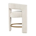 thumbnail image 6 of Starlight Canyon Home Elegant Brown Jacquard Upholstered Counter Stool with Metal and Plywood Base, 6 of 7