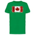 thumbnail image 1 of Brush Painting Of Canada Flag Tee Men's -Image by Shutterstock, 1 of 2