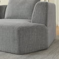 thumbnail image 5 of MAYEERTY Oversized 3 Seater Compressible Chenille Sectional Sofa, Modern & Space-Saving for Living Room, 98*43*32"Grey, 5 of 10