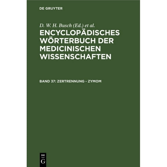 Zertrennung - Zymom: NachtrÃ¤ge, Sachregister, (Hardcover)