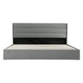 thumbnail image 2 of King Size Upholstered Hydraulic Lift Up Storage Platform Bed,Grey, 2 of 6