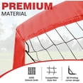 thumbnail image 3 of BOHEN 9x5FT Portable Soccer Goal for Kids Backyard with Carry Bag - Easy Folding Lightweight Fun for Outdoor Indoor Training Games for Teen Youth Adult (Red, 9x5FT, 1 Pack), 3 of 8