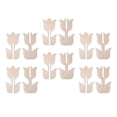 thumbnail image 2 of Luzkey Wood Tulips to Paint Home Decoration Easy to Install Wood Chips Crafts Portable Wooden Tulips Craft Kits Centerpieces for Desk 6 Pieces, 2 of 8