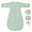 Green, variant on Transitional Swaddle Sack with Arms Up & Sleeves, Mitten Cuffs, 2-Way Zipper, Sleep Sacks Blanket for Newborns - Calms Startle Reflex, Newborns Baby Boys & Girls Sleep Bag