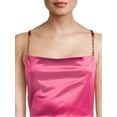 thumbnail image 4 of Planet Gold Juniors Satin Dress, Sizes XS-3XL, 4 of 5