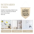 thumbnail image 3 of Canvas Number Banner Number Wall Hanging Decoration Children Room Pendant, 3 of 8