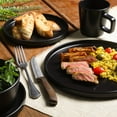 thumbnail image 2 of Gibson Soho Lounge Bowery 32 Piece Matte Black Stoneware Dinnerware Plates, Bowls, and Mugs Set - Service for 8, 2 of 6